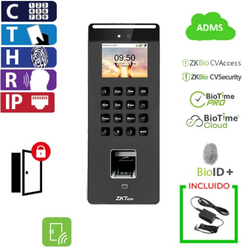                                                                                                           Terminal de Control de Acceso y Control de Tiempo y Asistencia ZKteco (SenseFace M2-UDB)